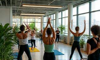 Corporate Energize Intensive Program – office yoga & nutrition workshop